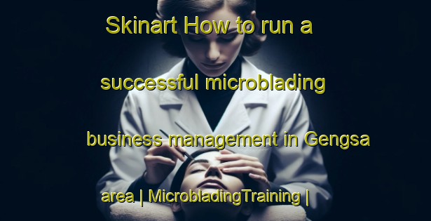 Skinart How to run a successful microblading business management in Gengsa area | MicrobladingTraining | MicrobladingClasses | SkinartTraining-China